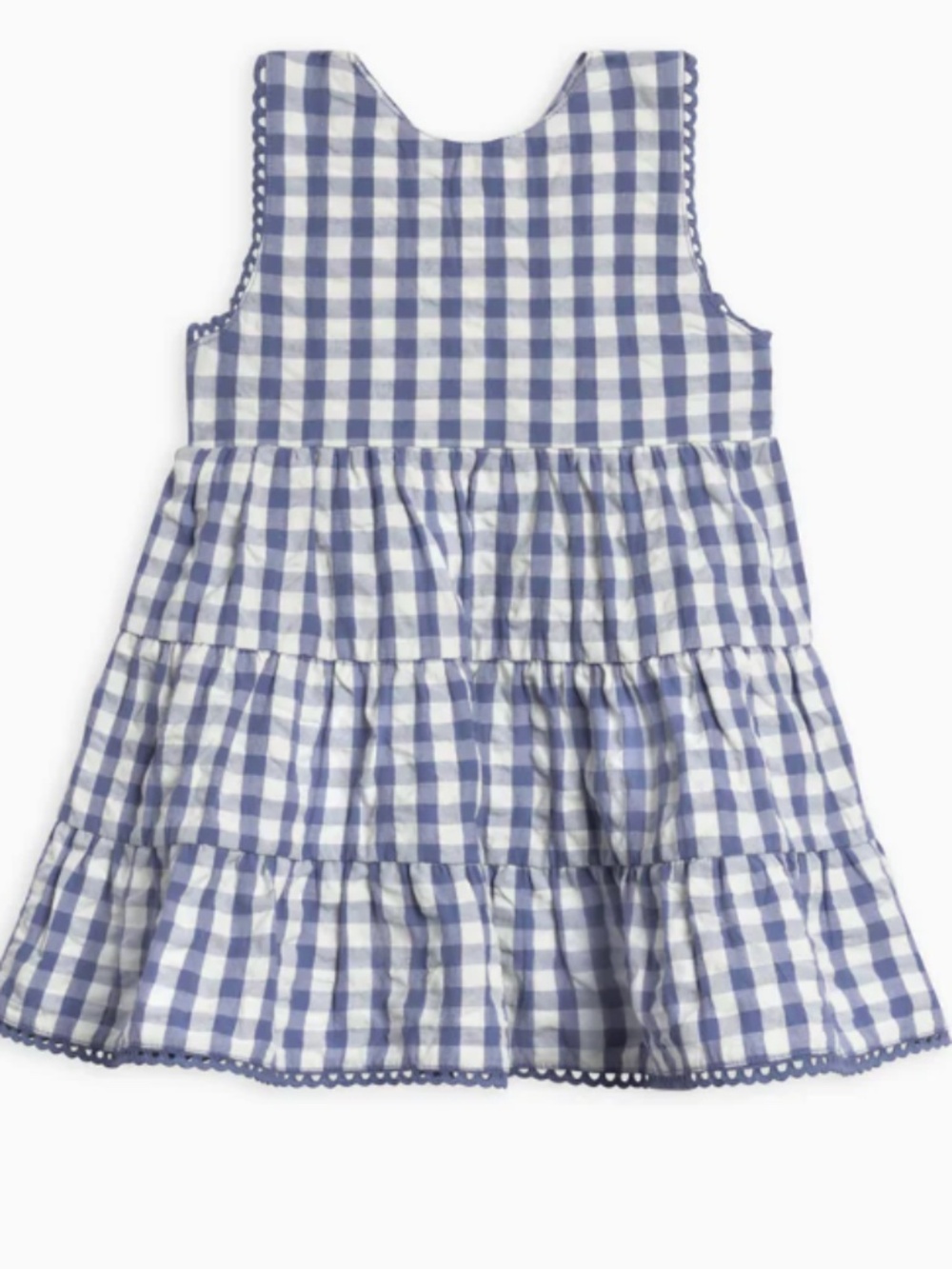 Kendi - Zoey Seersucker Tiered Dress (Size: 12-18M) NWT